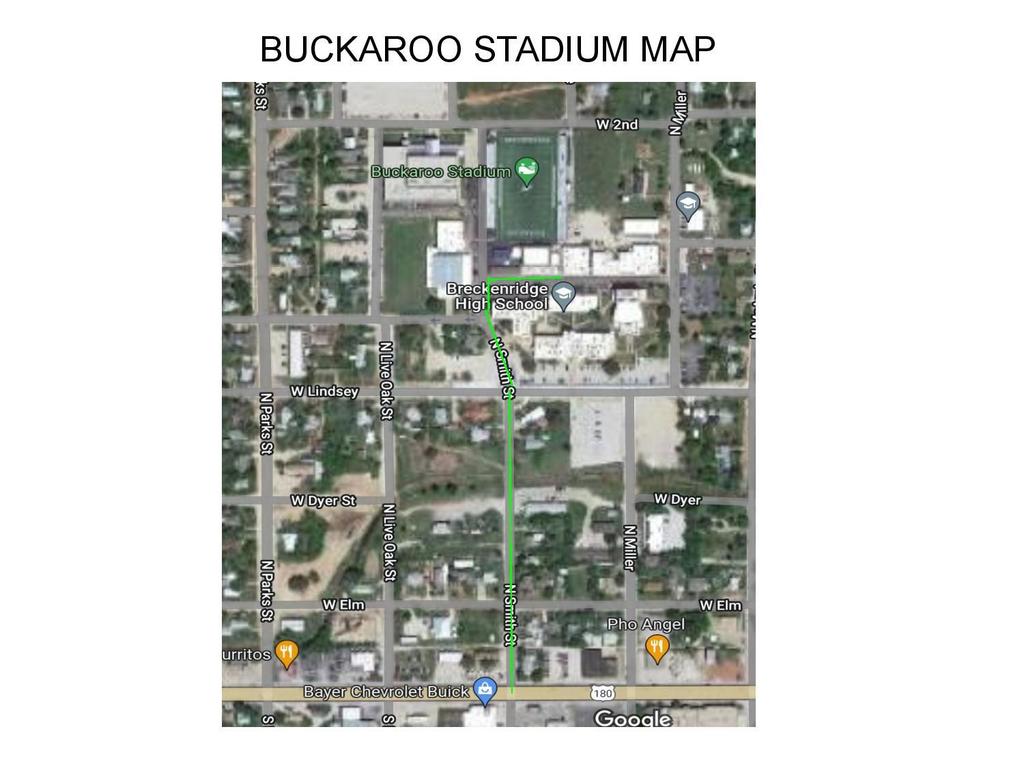 Breckenridge Stadium Map
