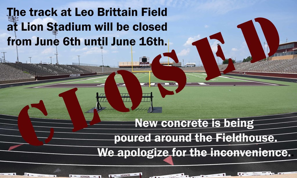 track closed